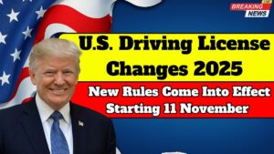 U.S. Driving License Changes 2025: New Rules Come Into Effect Starting 11 November